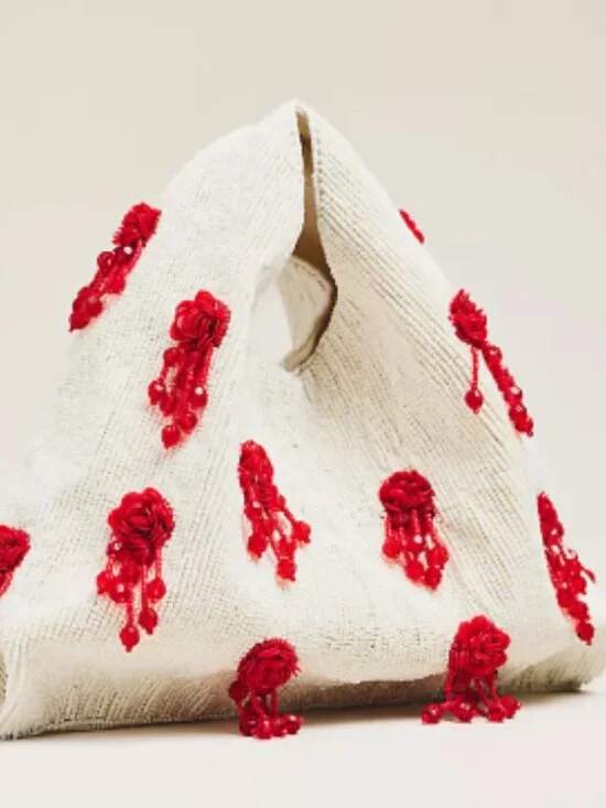 Studded Beaded Satchel Bag - BRAND NEW - Picture 3 of 4